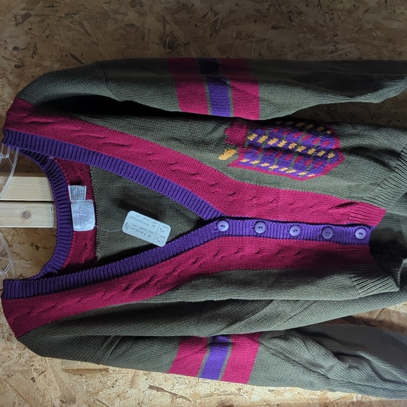 Heirlooms Classics ladies medium cardigan sweater - Picture 3 of 4